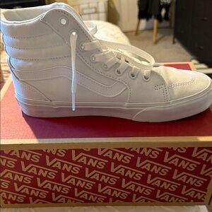 Vans Classic White High-Top Shoes